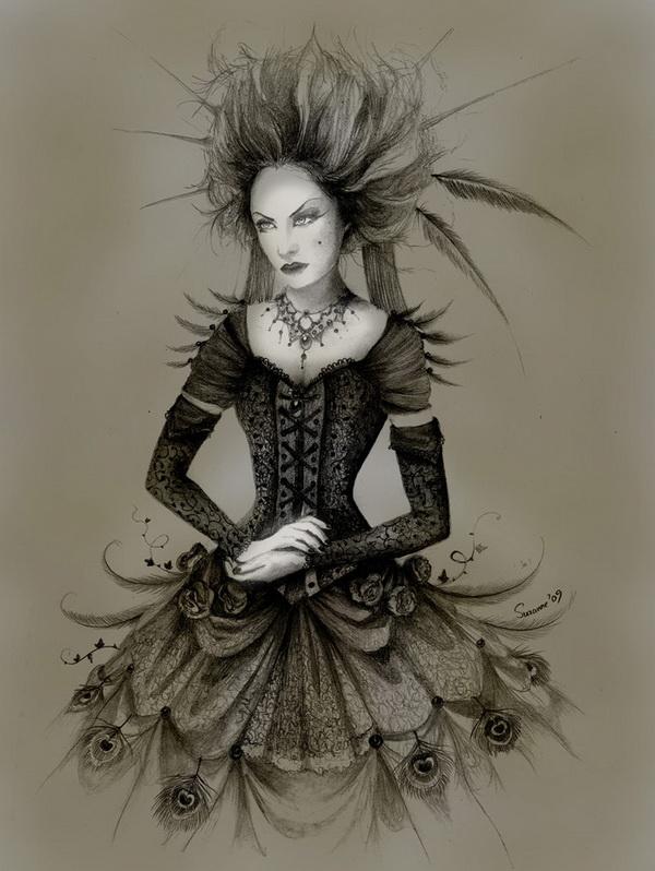 Gothic Dark Art by Suzanne Gildert