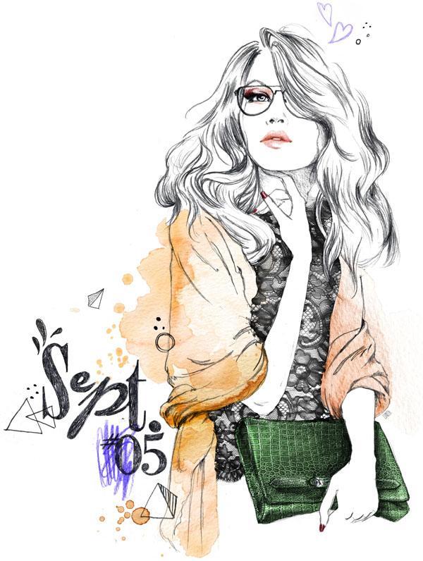 50 Beautiful Fashion Illustrations