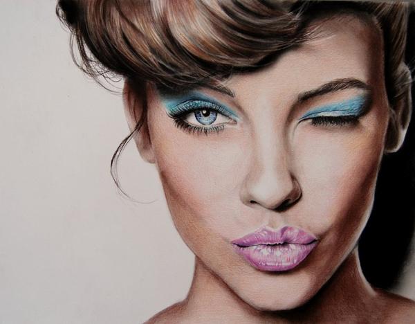 Colour Pencil Drawings by Valentina Zou