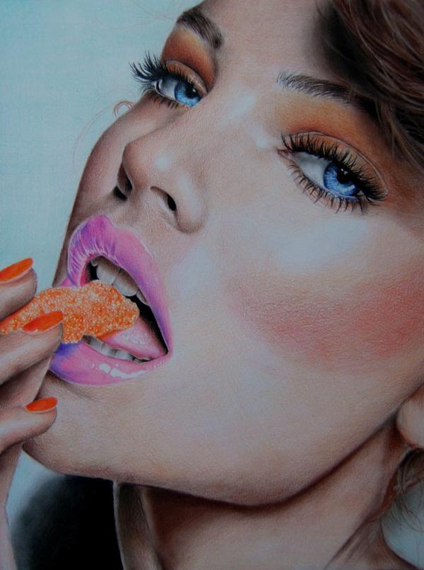 Colour Pencil Drawings by Valentina Zou
