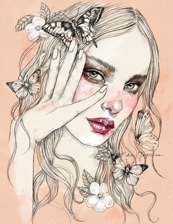 Elegant Illustrations by Kasia Jagielnicka