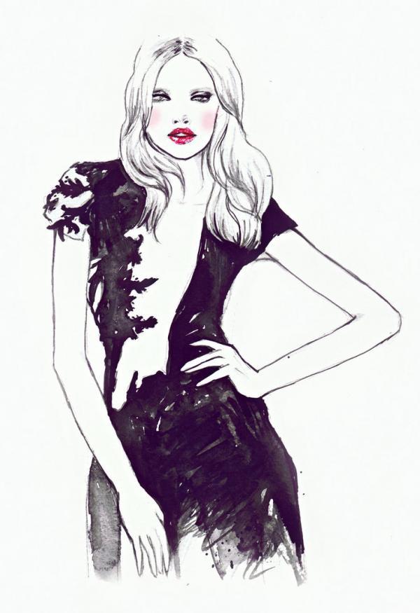 Elegant Illustrations by Kasia Jagielnicka