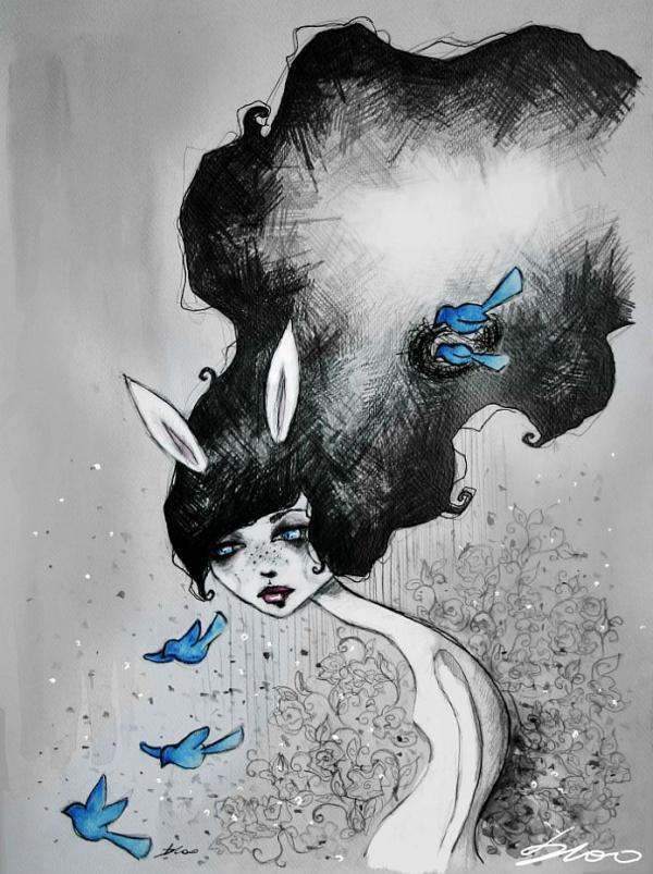 Elegant Illustrations by Kasia Jagielnicka