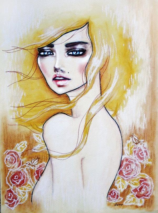 Elegant Illustrations by Kasia Jagielnicka