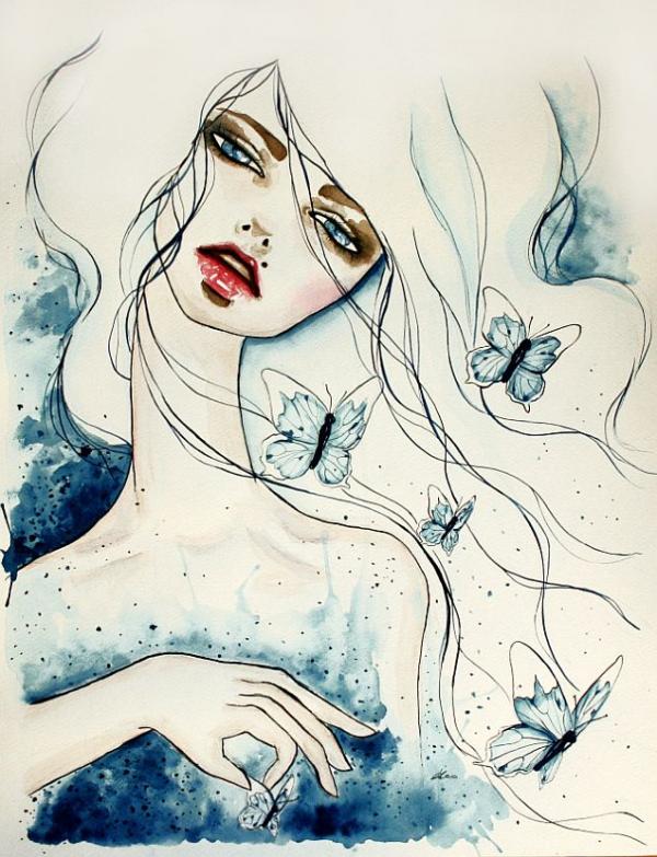 Elegant Illustrations by Kasia Jagielnicka