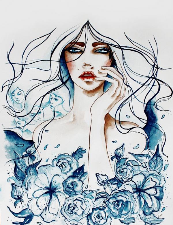 Elegant Illustrations by Kasia Jagielnicka