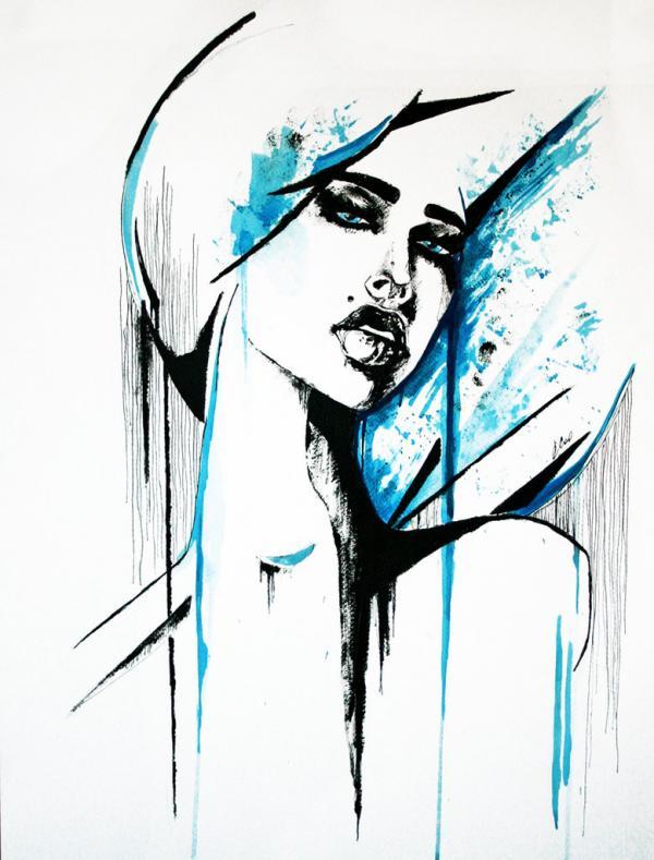 Elegant Illustrations by Kasia Jagielnicka