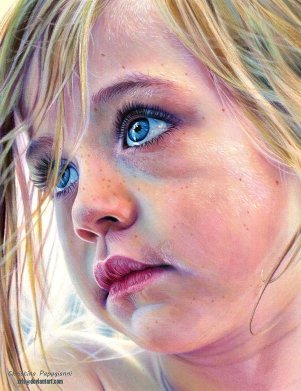 Portrait Drawings by Christina Papagianni