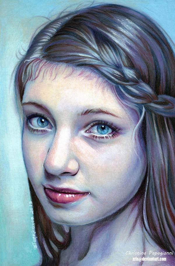 Portrait Drawings by Christina Papagianni