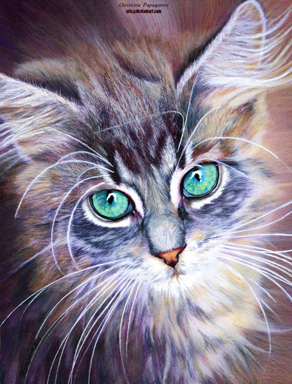 Portrait Drawings by Christina Papagianni