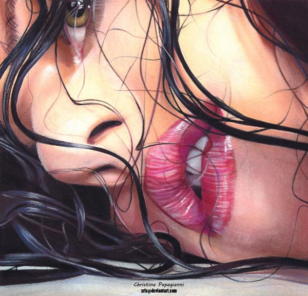 Portrait Drawings by Christina Papagianni