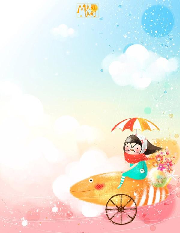 Children Illustrations by Kim Hyo Young