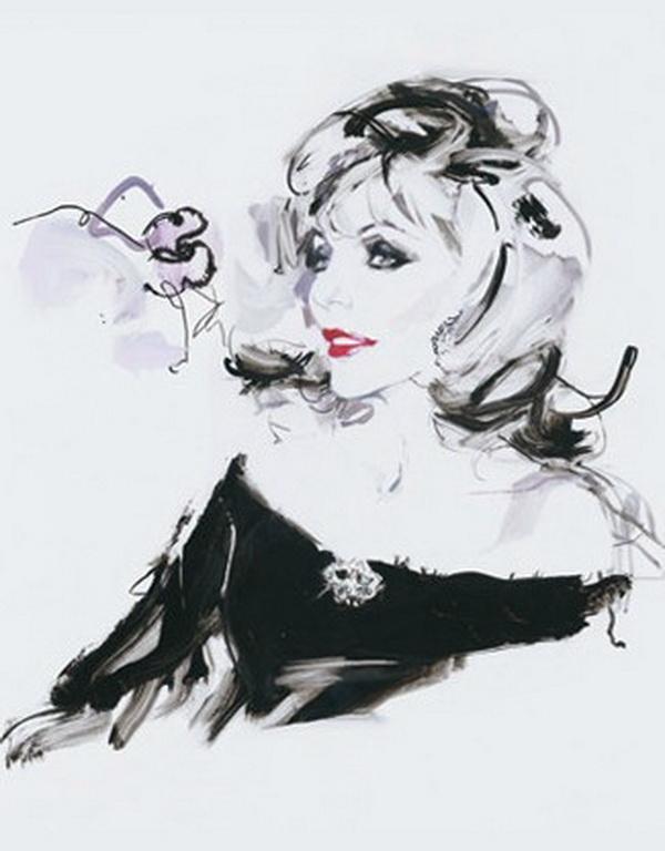 Fashion Illustrations by David Downton