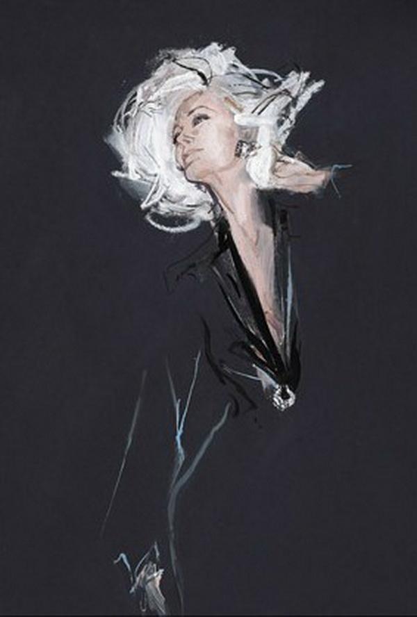 Fashion Illustrations by David Downton