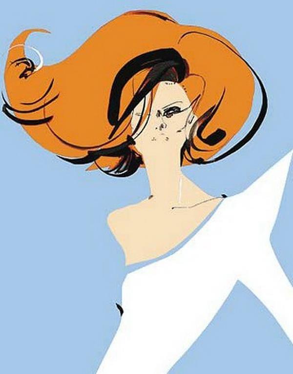 Fashion Illustrations by David Downton