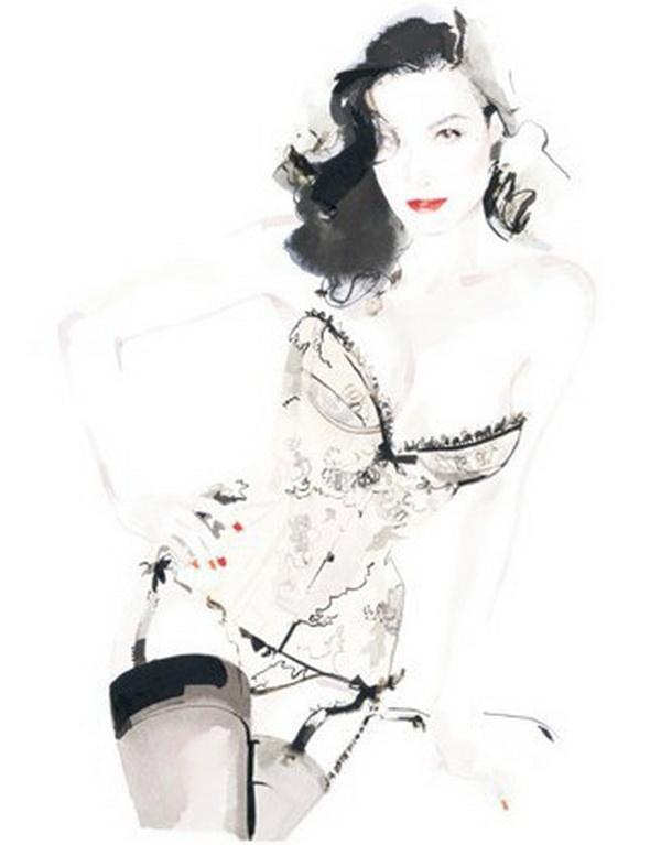 Fashion Illustrations by David Downton