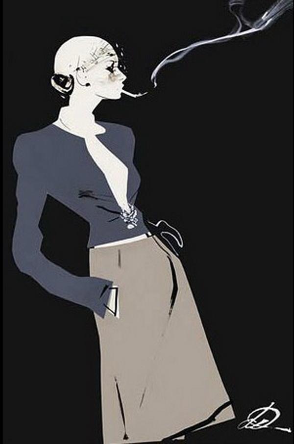 Fashion Illustrations by David Downton