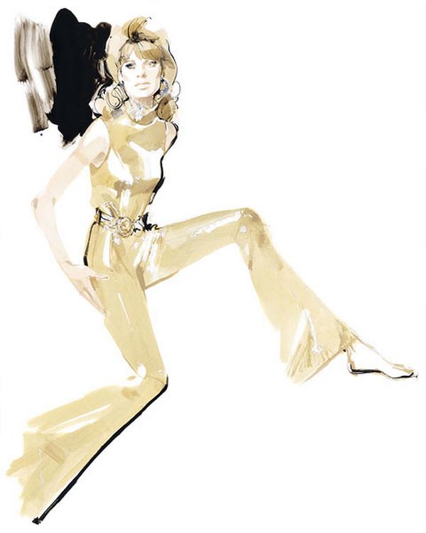 Fashion Illustrations by David Downton