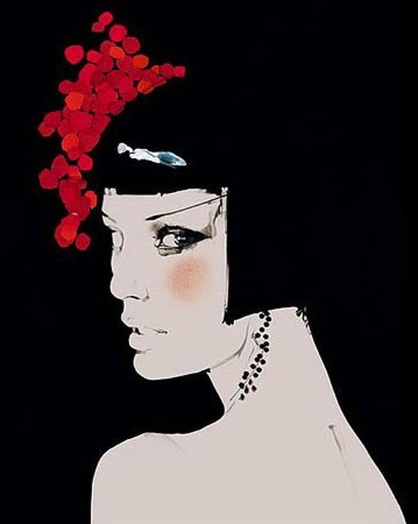 Fashion Illustrations by David Downton