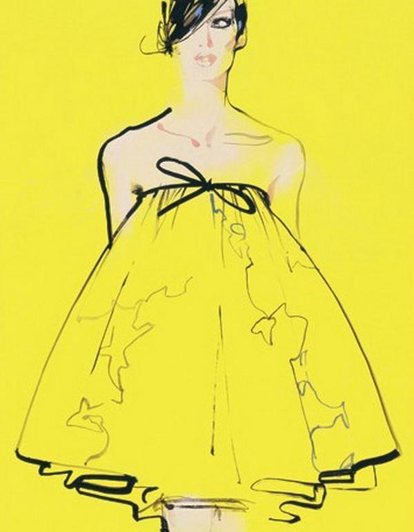 Fashion Illustrations by David Downton