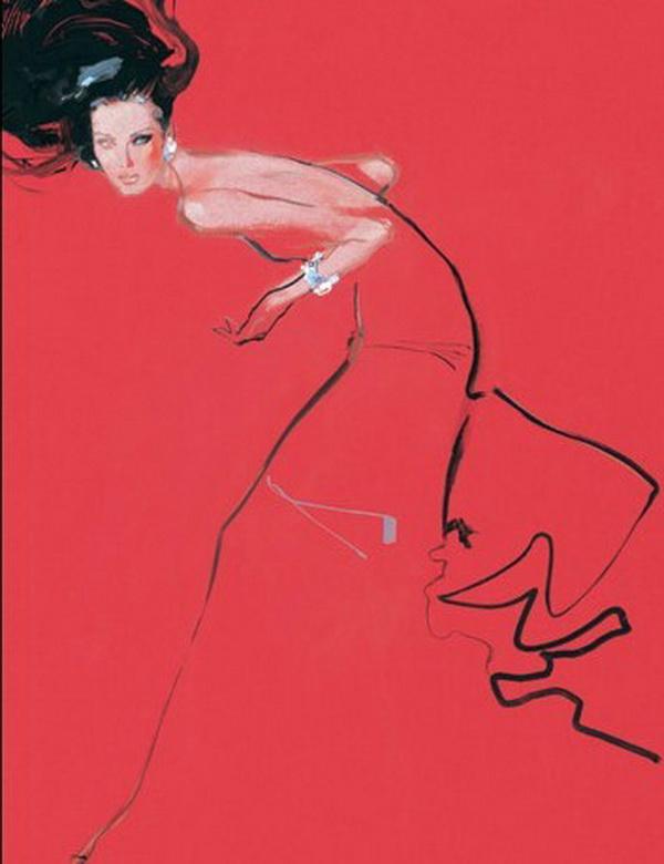 Fashion Illustrations by David Downton