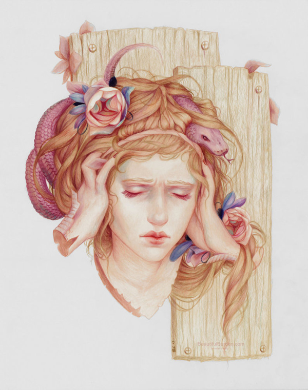 Colorful Pencil Drawings by Jennifer Healy