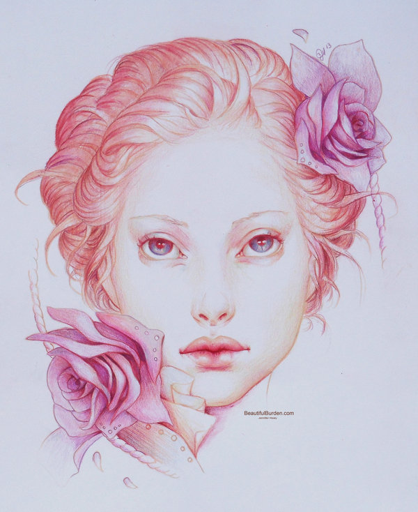 Colorful Pencil Drawings by Jennifer Healy