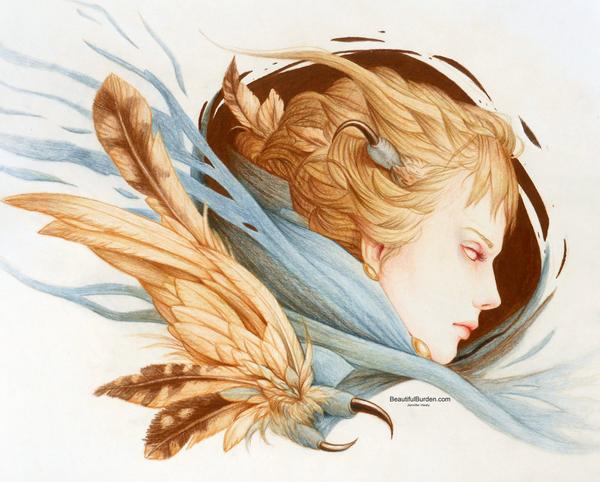 Colorful Pencil Drawings by Jennifer Healy