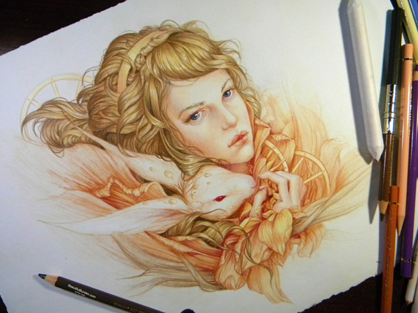 Colorful Pencil Drawings by Jennifer Healy