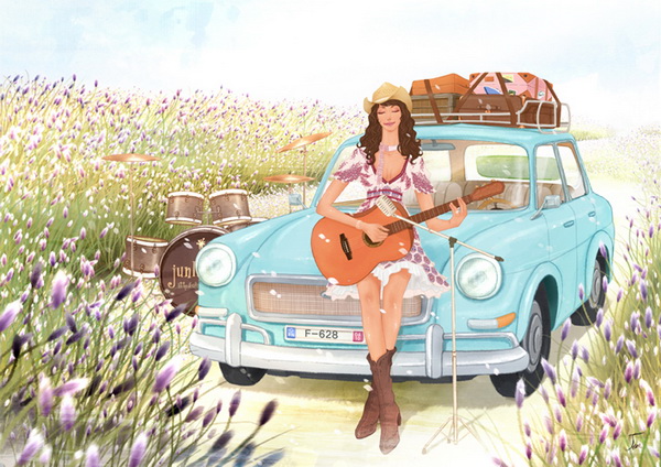 Fashion Illustrations by Moon Jong Hyeok