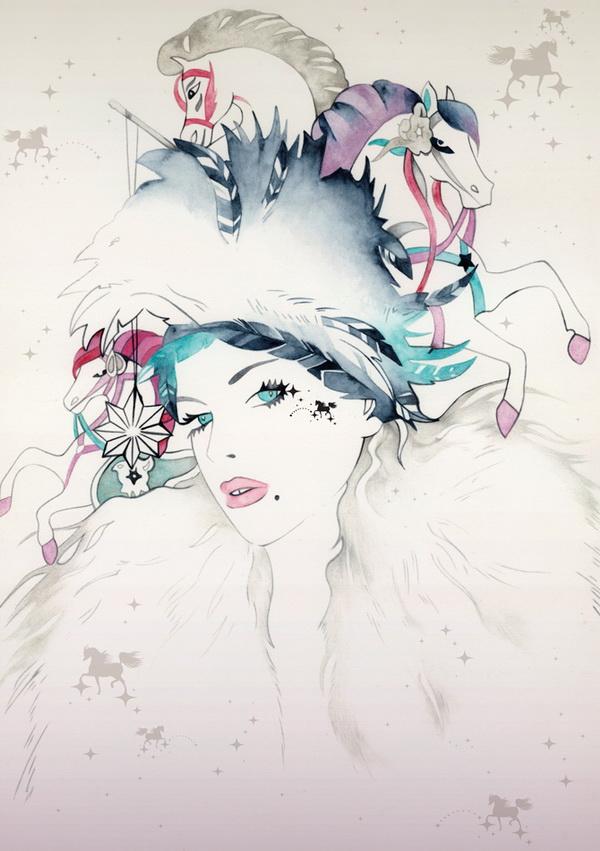 Watercolor Illustrations by Nadia Flower