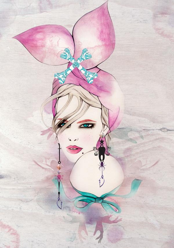 Watercolor Illustrations by Nadia Flower