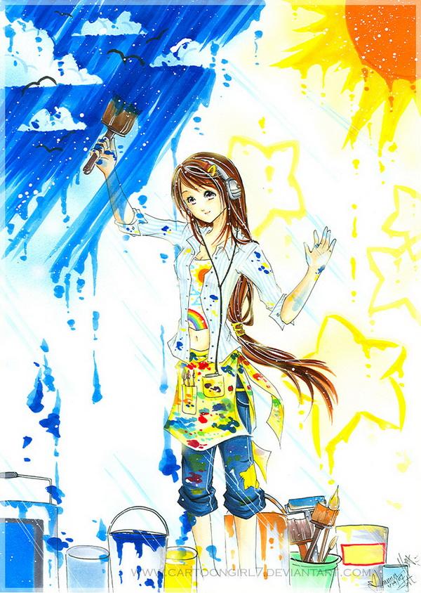 Anime Illustrations by Cartoongirl7