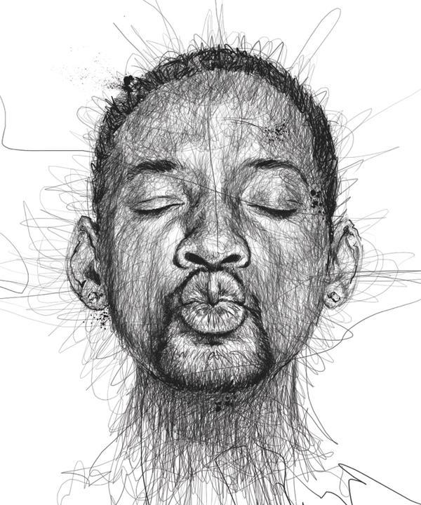Face Sketches by Vince Low