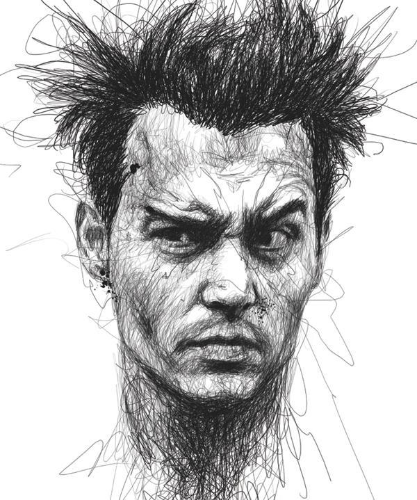 Face Sketches by Vince Low