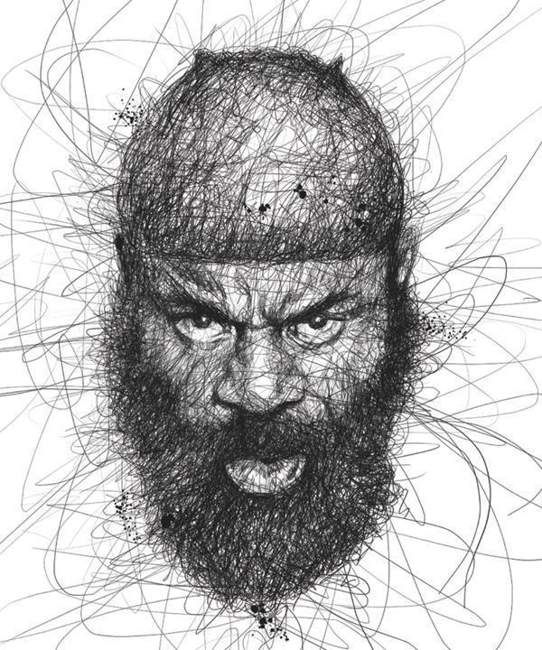 Face Sketches by Vince Low