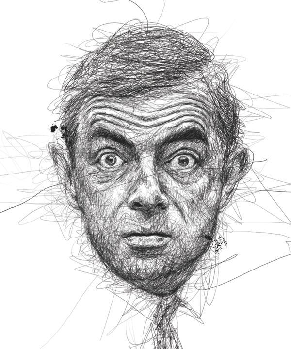Face Sketches by Vince Low