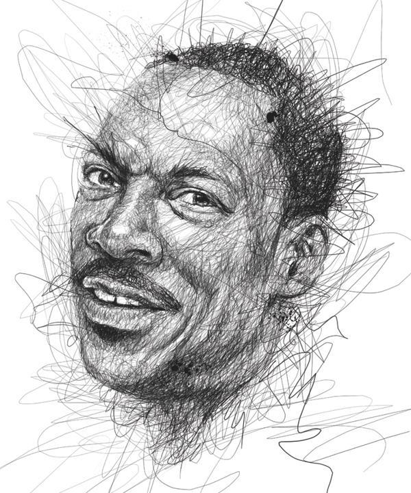 Face Sketches by Vince Low
