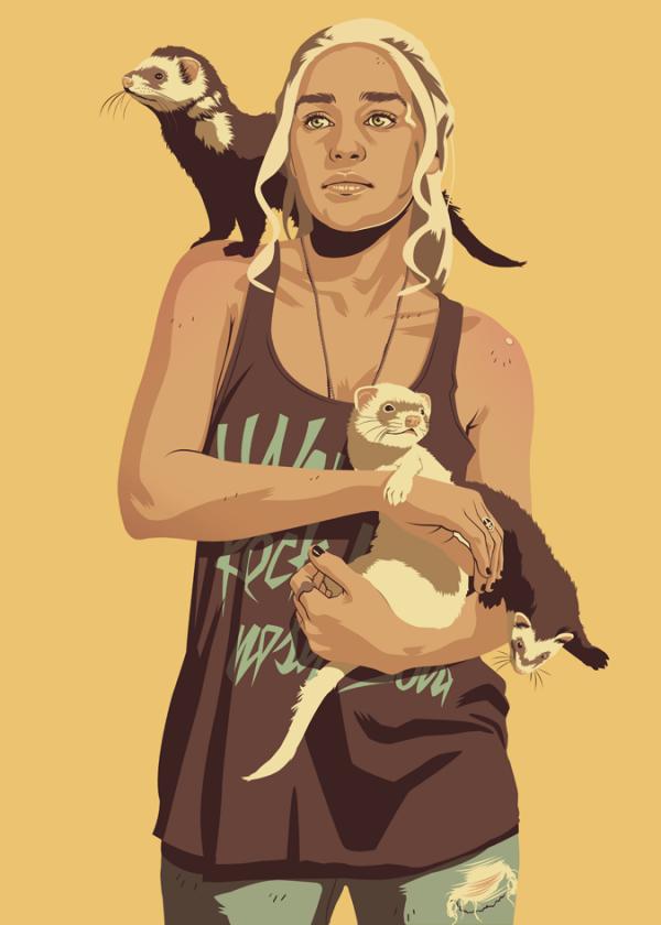 Figurative Illustrations by Mike Wrobel