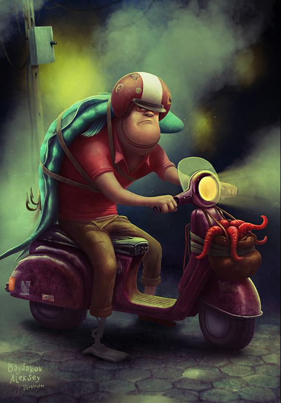 Character Illustrations by Aleksey Baydakov