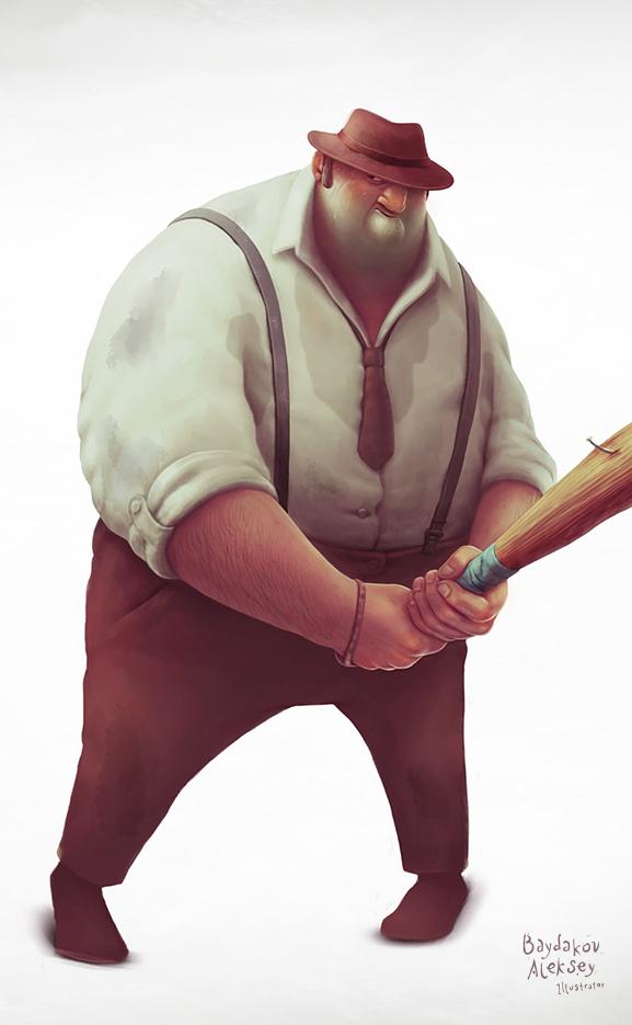 Character Illustrations by Aleksey Baydakov