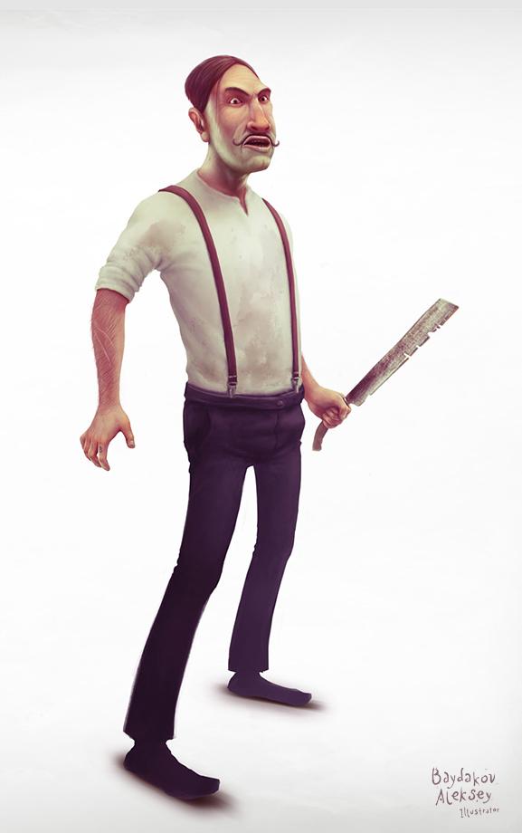 Character Illustrations by Aleksey Baydakov