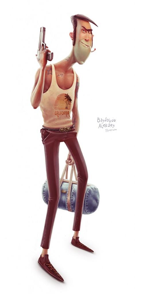 Character Illustrations by Aleksey Baydakov