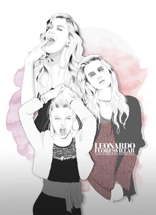 Fashion Illustrations by Leonardo Floresvillar