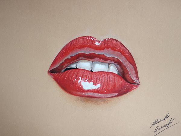 Colored Pencils Drawing by Marcello Barenghi