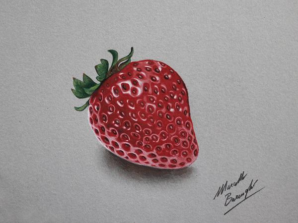 Colored Pencils Drawing by Marcello Barenghi