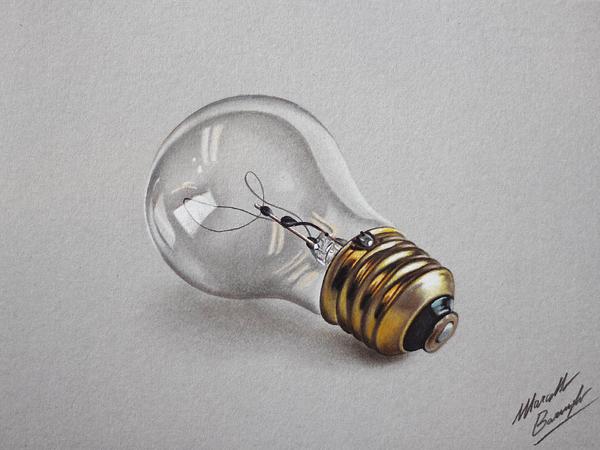 Colored Pencils Drawing by Marcello Barenghi
