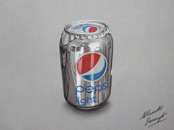 Colored Pencils Drawing by Marcello Barenghi