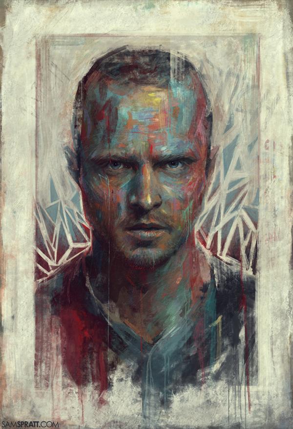 Portrait Illustrations by Sam Spratt