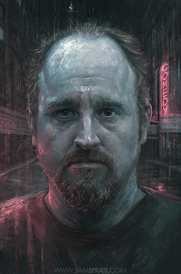 Portrait Illustrations by Sam Spratt
